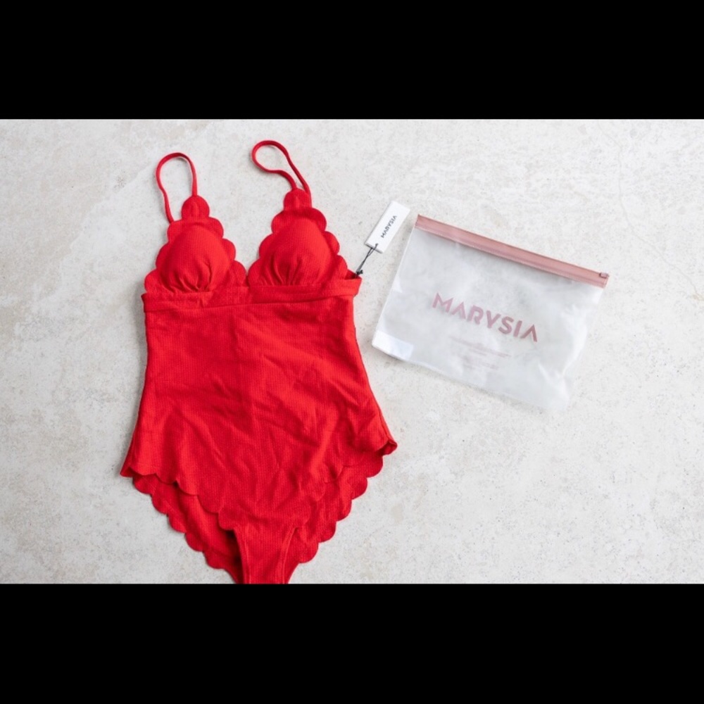 Marysia - Santa Clara Maillot in Red